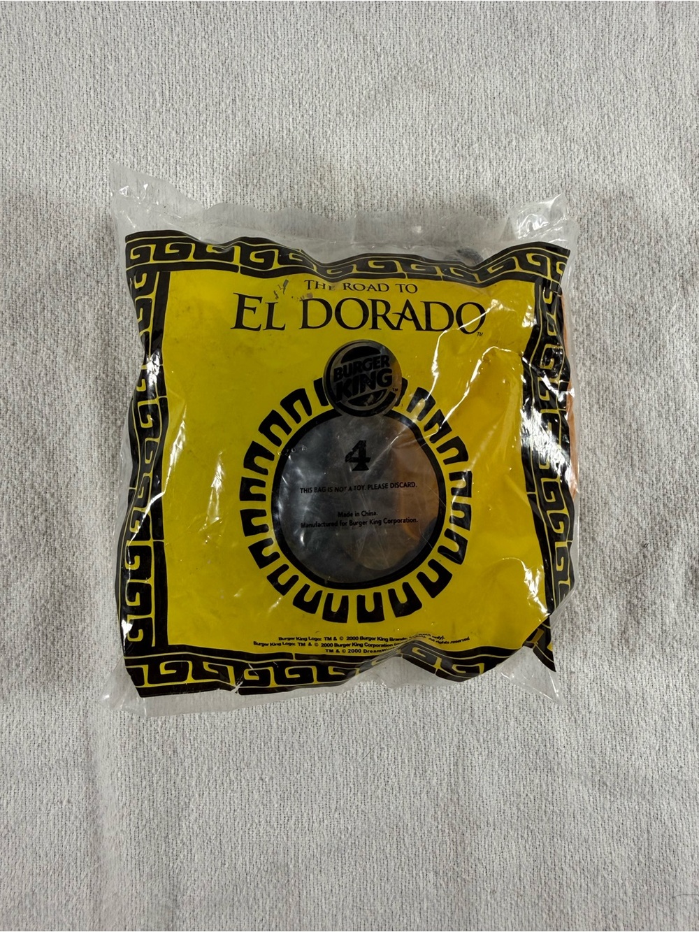 Vintage 2000 Burger King The Road To El Dorado #4 Tulio & Bull